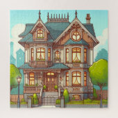 Sweet Victorian House Puzzle (Vertical)