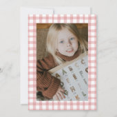 Sweet Viering Ice Cream Roze Verjaardag Kaart (Achterkant)