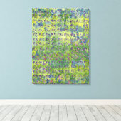 Sweet Violets 2012 Canvas Afdruk (Insitu (Houten vloer))
