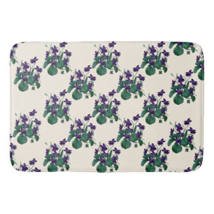 Sweet Violets beroemd gemaakt door McFuld Badkamer Badmat