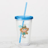 Sweet Virgo Child Acryl Drinkbeker (Achterkant)