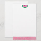 Sweet Watermelon Briefpapier (Voorkant / Achterkant)