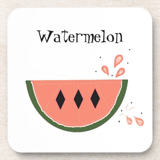 Sweet Watermelon Drankjes Onderzetter (Voorkant)