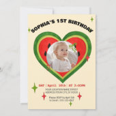 Sweet Watermelon Ribbon Été Invitation (Dos)