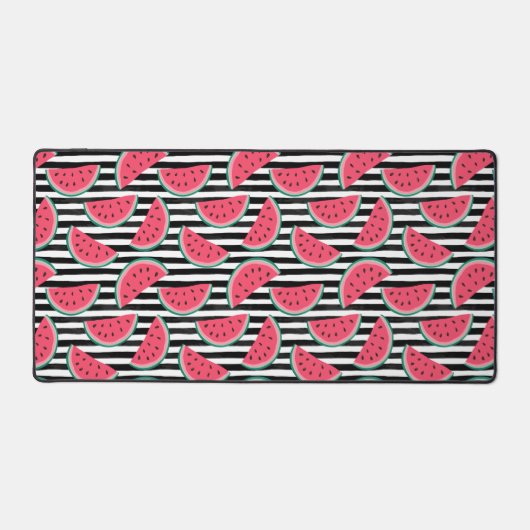 Sweet Watermelon sur bandes Motif noir et blanc (Recto)