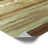 Sweet Watermelon Time - Poster Rustique été (Coin)