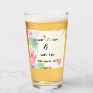 Sweet Waterverf Boho Wedding Glas