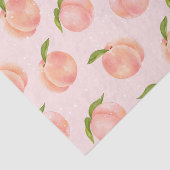 Sweet Waterverf Peach Patroon Tissuepapier (Detail)