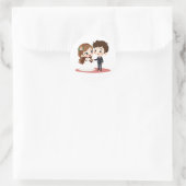 Sweet Wedding Paar Stickers (Tas)