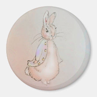 Sweet Wee Rabbit (in pastel) koelkastmagneet op ma Magneet