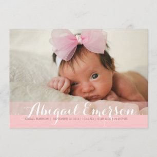 Sweet Welcome Deux Faire-part de naissance photo m