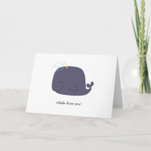 Sweet Whale Done Afstuderen Kaart