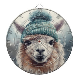 Sweet Winter Alpaca, op maat Dartbord
