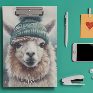 Sweet Winter Alpaca, op maat Klembord