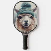 Sweet Winter Alpaca, op maat Pickleball Paddle (Achterkant)