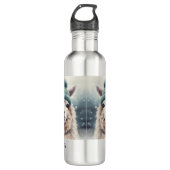 Sweet Winter Alpaca, op maat Waterfles (Voorkant)