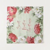 Sweet Winter Greetings Wandkleed (Voorkant)