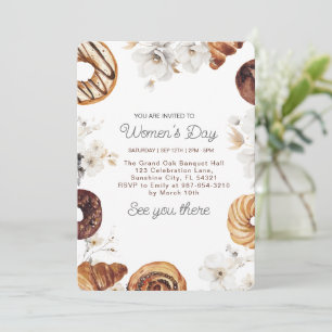 Sweet Women's Day Brunch Geschiedenis Maand Kaart