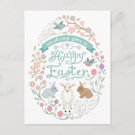 Sweet Woodland Easter Egg Briefkaart (Voorkant)