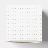 Sweet Woodland Fox Baby Favor Box Bedankdoosjes (Bovenkant)