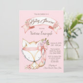 Sweet Woodland Fox Baby Shower Invitations (Debout devant)