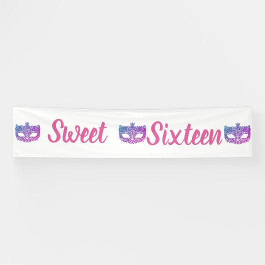 Sweet zestien banner (Horizontaal)