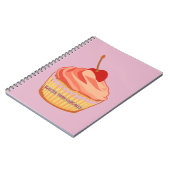 Sweeter Than Cupcakes Roze Notitieboek (Linkerzijde)