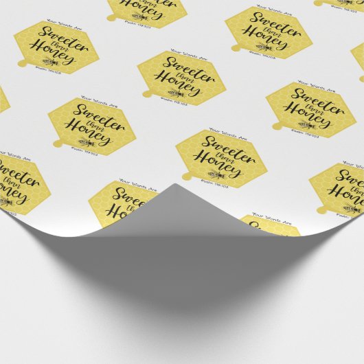 Sweeter Than Honey Cadeaupapier (Hoek)