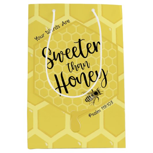 Sweeter Than Honey Medium Cadeauzakje (Voorkant)
