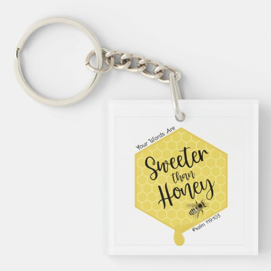 Sweeter Than Honey Sleutelhanger (Voorkant)