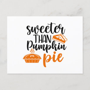 Sweeter Than Pumpkin Pie Briefkaart