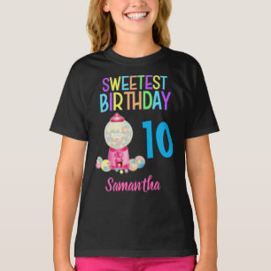 Sweetest Birthday Party Colorful Custom T-Shirt