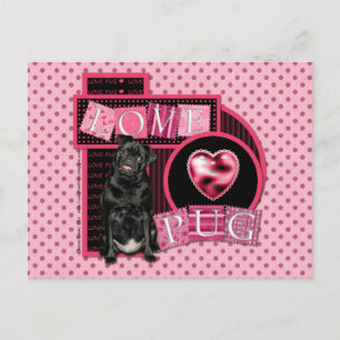 Sweetest Day - Love Pug Briefkaart