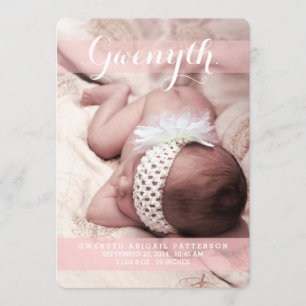 Sweetest Dream Deux Photo Faire-part de naissance