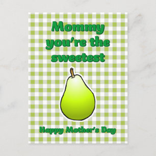 Sweetest Pear Moederdag Briefkaart