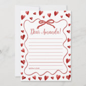 Sweetheart Advice Card First Birthday Kaart (Voorkant)