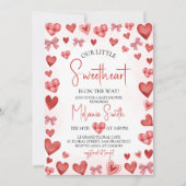 Sweetheart Baby Shower Invitation (Devant)