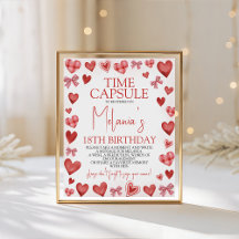 Sweetheart Birthday Time Capsule Card