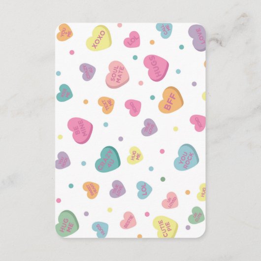 Sweetheart Candy Books for Baby Invitation Inserti (Dos)