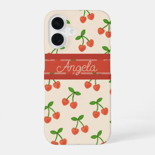 Sweetheart Cherries iPhone 16 Hoesje