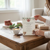 Sweetheart Coffee Brewing Baby Shower Invitation