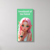 Sweetheart Elfie Canvas Afdruk (Voorkant)