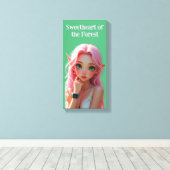 Sweetheart Elfie Canvas Afdruk (Insitu (Houten vloer))