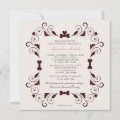 Sweetheart Frame Photo Baptism Invitation (Dos)