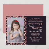 Sweetheart Frame Photo Invitation (Devant / Derrière)