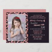 Sweetheart Frame Photo Invitation (Devant / Derrière)