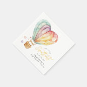Sweetheart Hete Luchtballon Baby shower Servetten (Hoek)