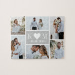 Sweetheart Initiales Editable Color Photo Puzzle<br><div class="desc">Les cadeaux photo font les meilleurs cadeaux ! Facile à personnaliser avec votre texte et/ou photo(s) pour un look personnalisé. Conçu par Berry Berry Sweet,  papeterie moderne et cadeaux personnalisés. Visitez notre site Web à l'adresse www.berryberrysweet.com pour voir toutes nos gammes de produits.</div>