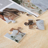 Sweetheart Initiales Editable Color Photo Puzzle (Côté)