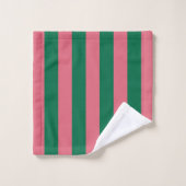 Sweetheart Rose Pickle Rayure Verte (Gant de toilette)